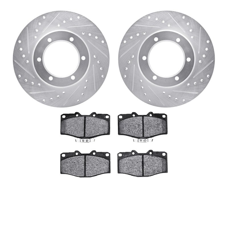 Dynamite Friction 7502-76114 Disc Brake Kit - Front