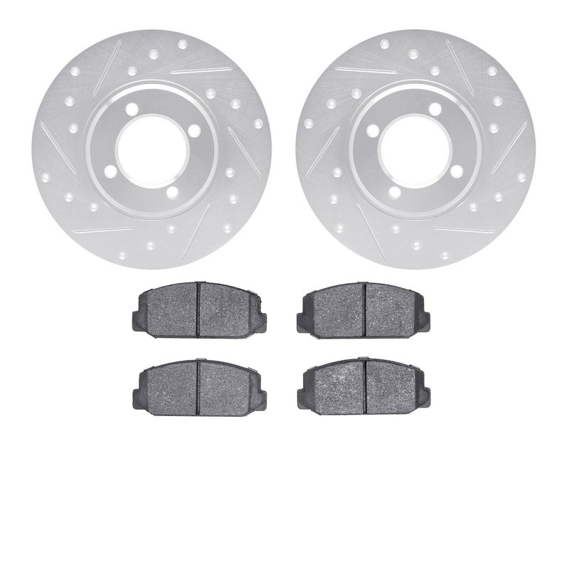 Dynamite Friction 7502-76118 Disc Brake Kit - Front