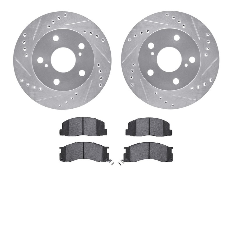 Dynamite Friction 7502-76121 Disc Brake Kit - Front