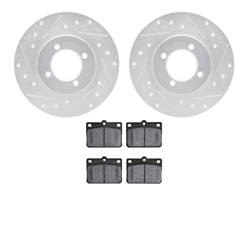 Dynamite Friction 7502-76123 Disc Brake Kit - Front