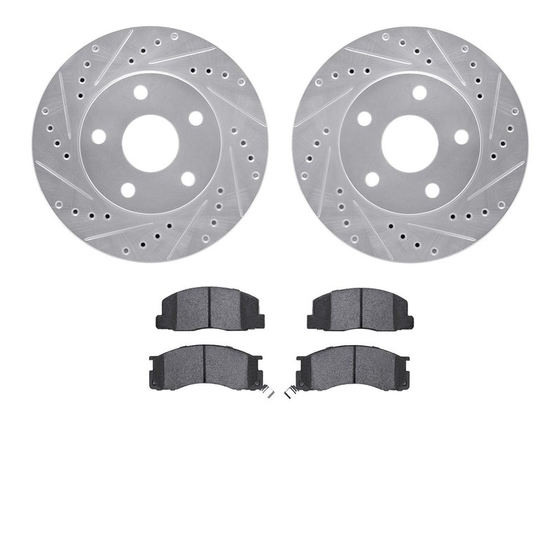Dynamite Friction 7502-76126 Disc Brake Kit - Front