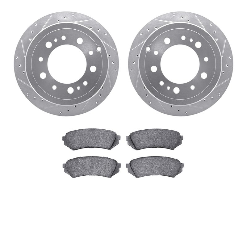 Dynamite Friction 7502-76129 Disc Brake Kit - Rear