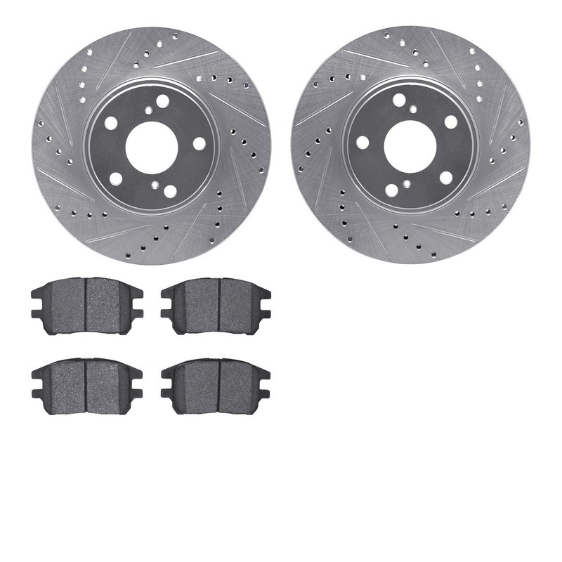 Dynamite Friction 7502-76143 Disc Brake Kit - Front