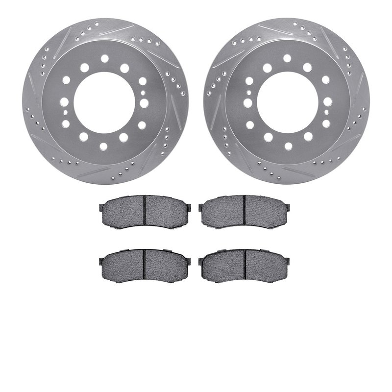 Dynamite Friction 7502-76153 Disc Brake Kit - Rear