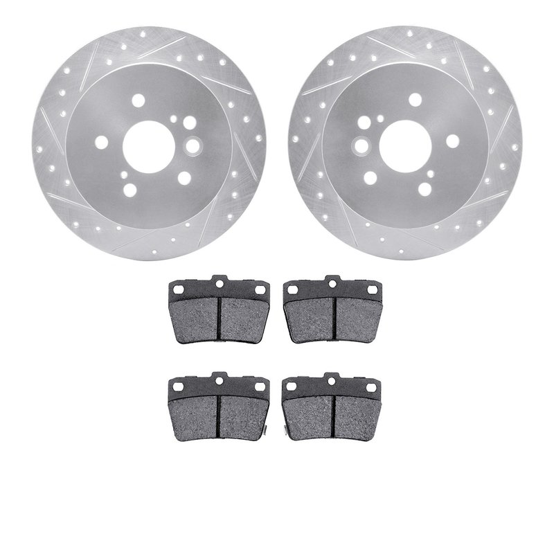Dynamite Friction 7502-76162 Disc Brake Kit - Rear