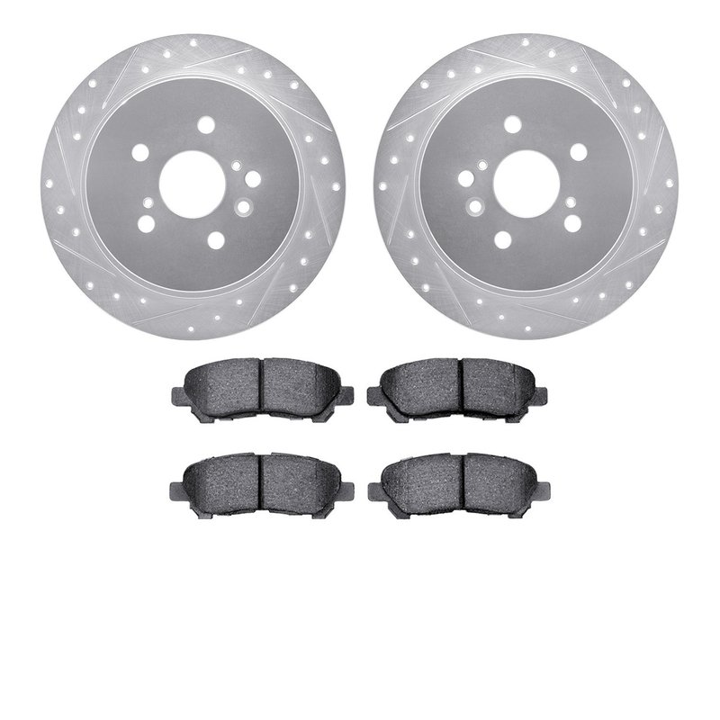 Dynamite Friction 7502-76171 Disc Brake Kit - Rear