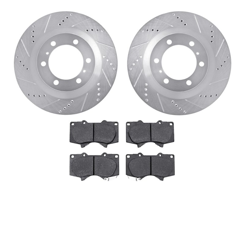 Dynamite Friction 7502-76175 Disc Brake Kit - Front