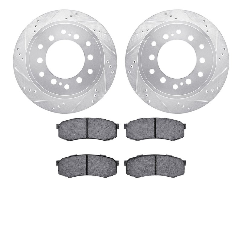 Dynamite Friction 7502-76176 Disc Brake Kit - Rear