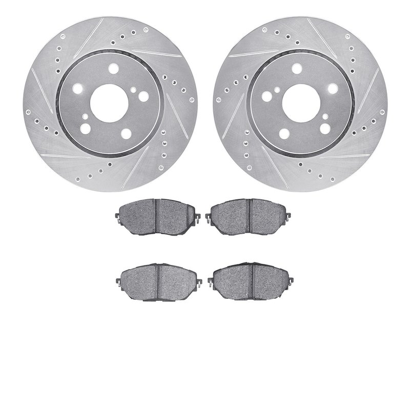Dynamite Friction 7502-76183 Disc Brake Kit - Front