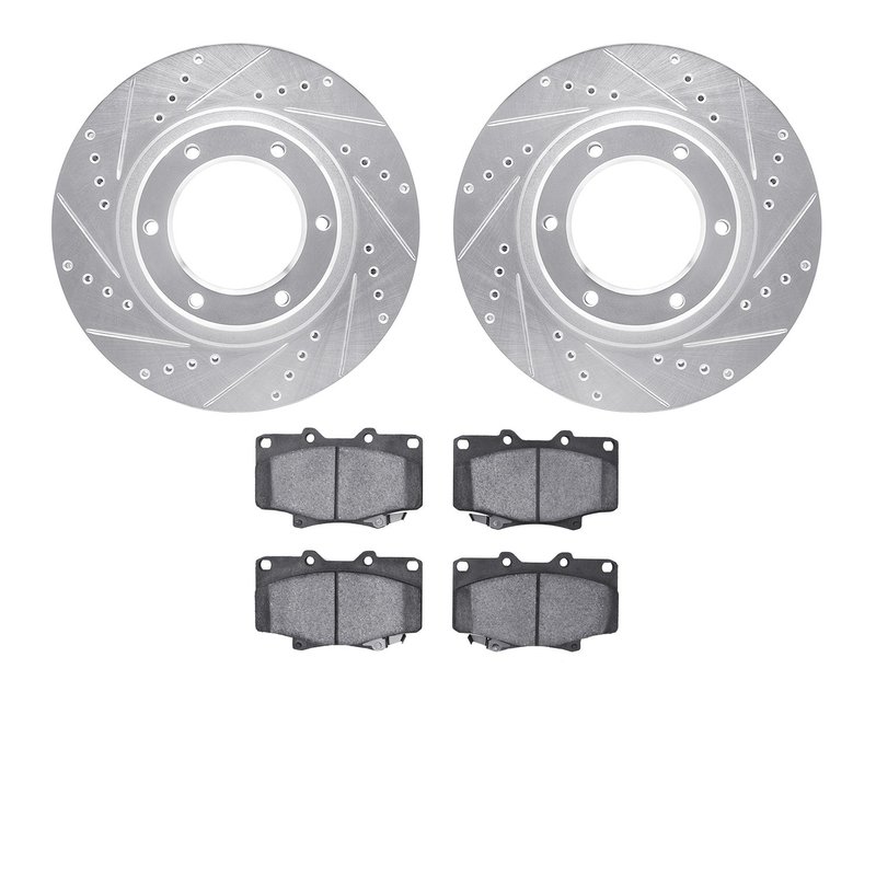 Dynamite Friction 7502-76412 Disc Brake Kit - Front