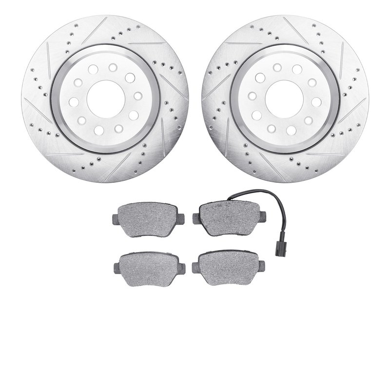Dynamite Friction 7502-79002 Disc Brake Kit - Rear
