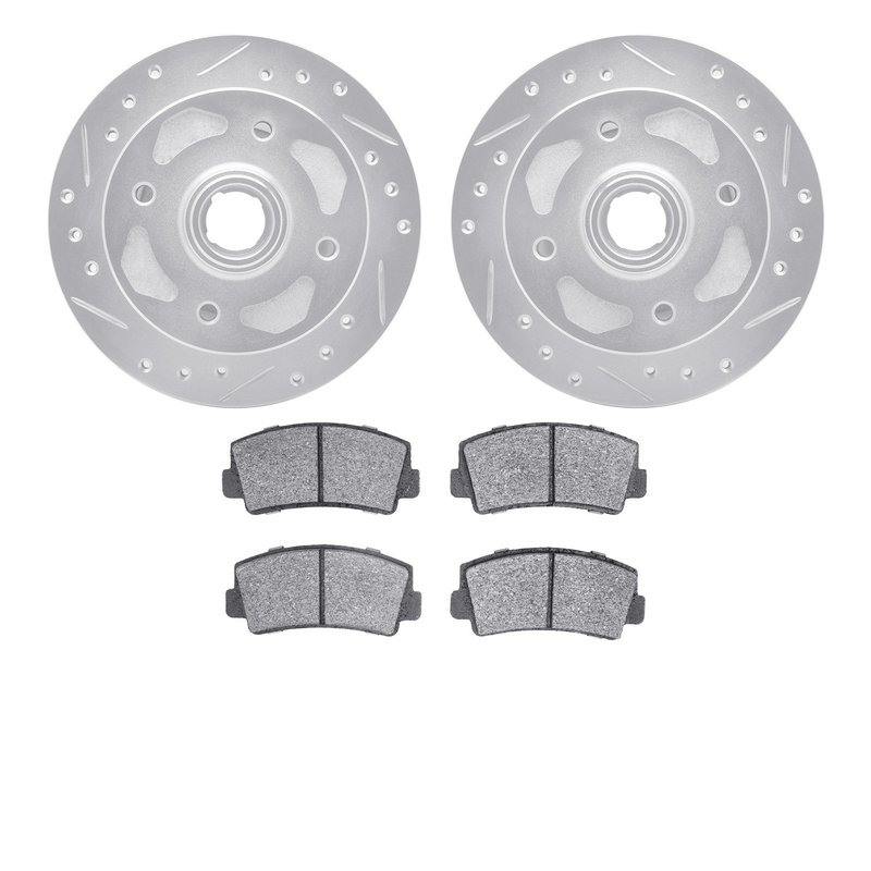 Dynamite Friction 7502-80000 Disc Brake Kit - Front