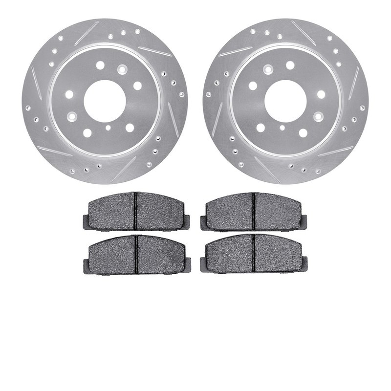 Dynamite Friction 7502-80004 Disc Brake Kit - Rear