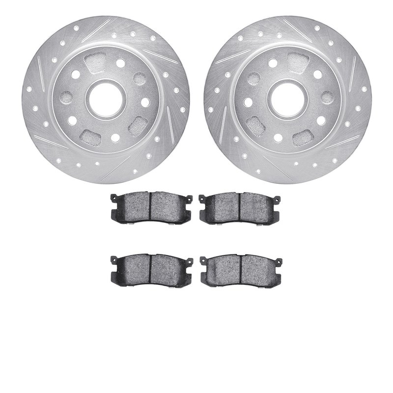 Dynamite Friction 7502-80006 Disc Brake Kit - Rear