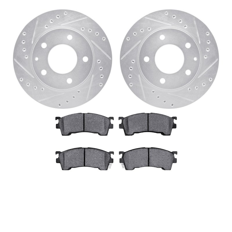 Dynamic Friction 7502-80015 Disc Brake Kit - Front
