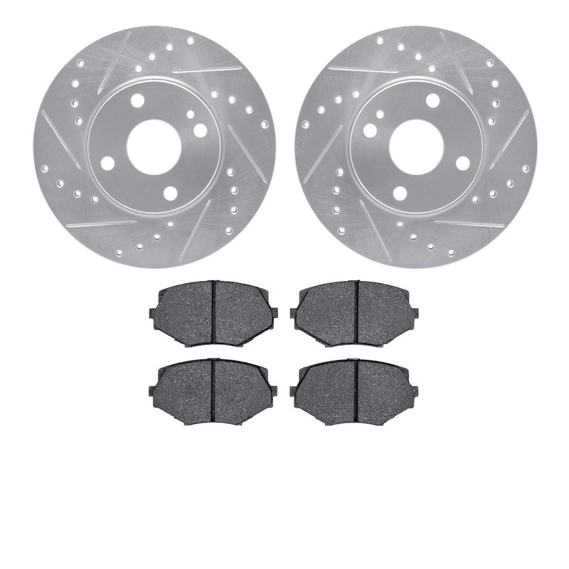 Dynamite Friction 7502-80018 Disc Brake Kit - Front