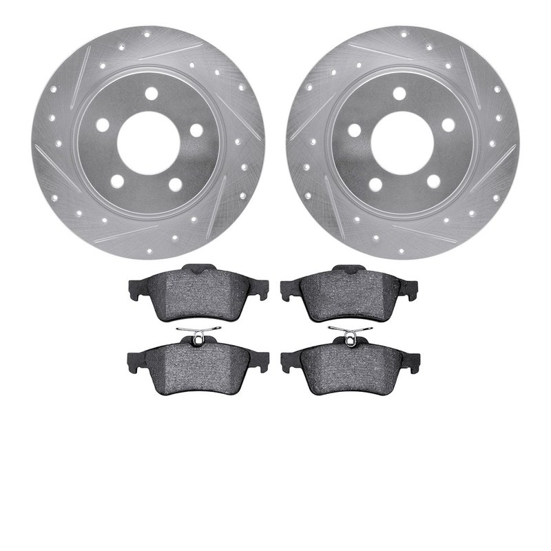 Dynamite Friction 7502-80029 Disc Brake Kit - Rear