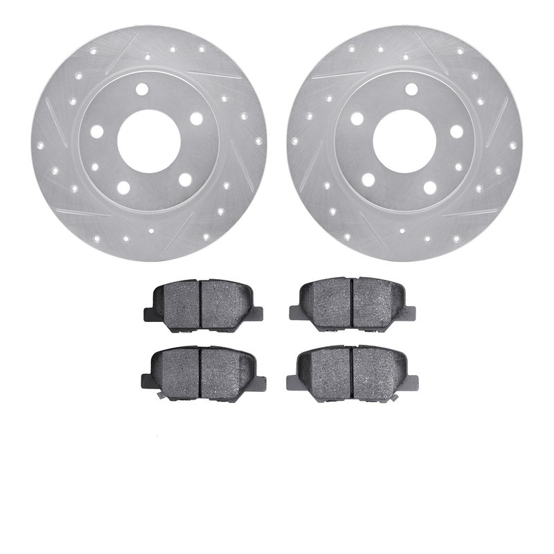 Dynamite Friction 7502-80036 Disc Brake Kit - Rear