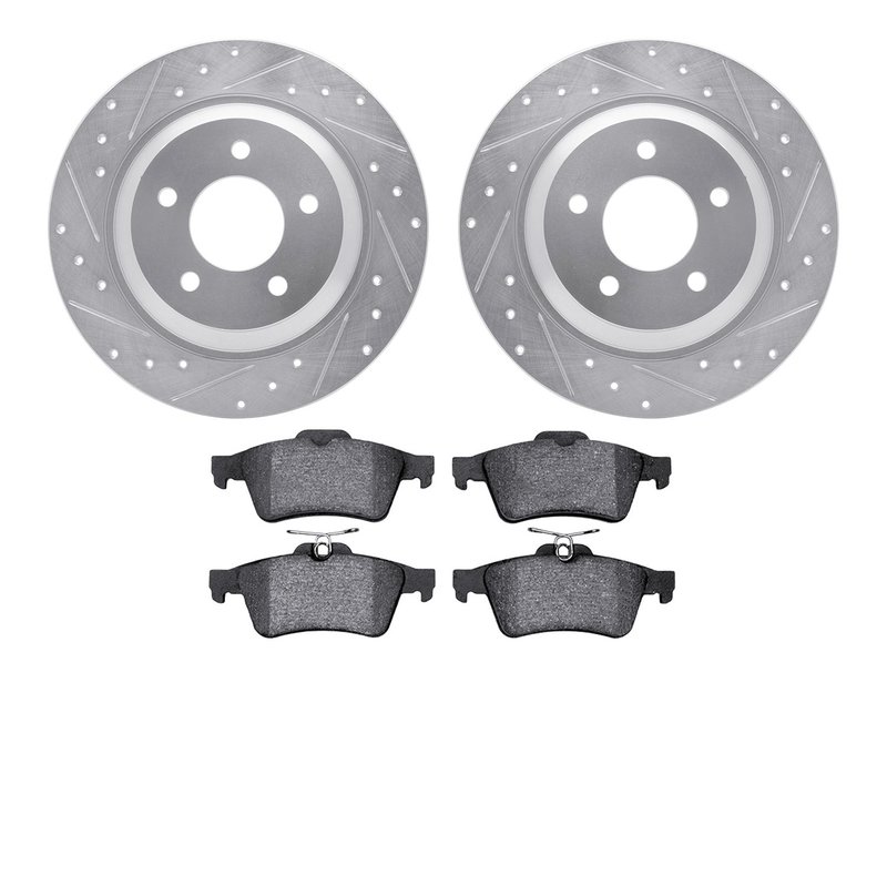 Dynamite Friction 7502-80051 Disc Brake Kit - Rear