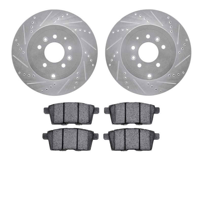 Dynamite Friction 7502-80059 Disc Brake Kit - Rear