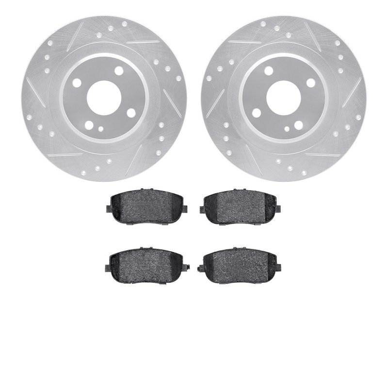 Dynamite Friction 7502-80068 Disc Brake Kit - Rear