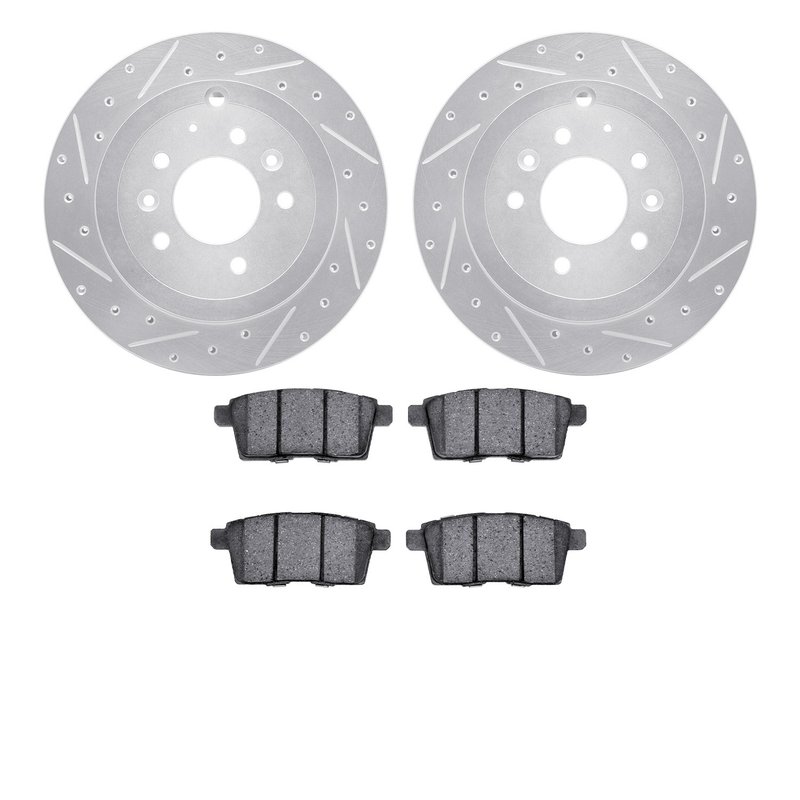 Dynamite Friction 7502-80069 Disc Brake Kit - Rear