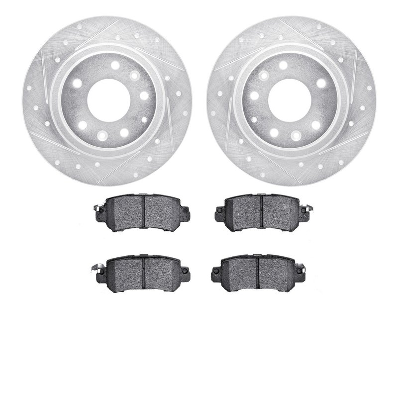 Dynamite Friction 7502-80072 Disc Brake Kit - Rear