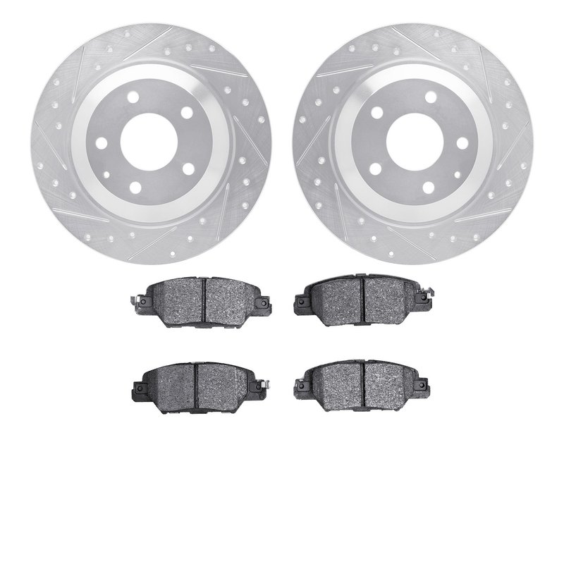 Dynamite Friction 7502-80085 Disc Brake Kit - Rear