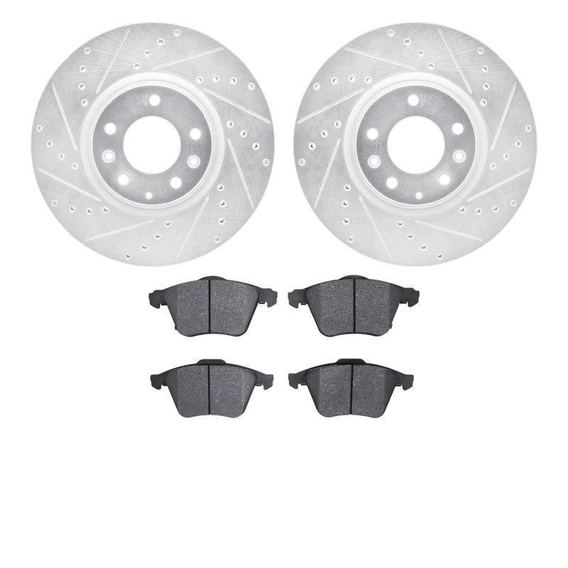 Dynamite Friction 7502-80217 Disc Brake Kit - Front