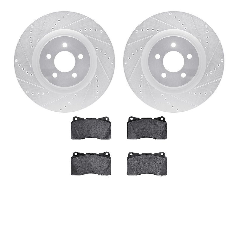 Dynamite Friction 7502-99054 Disc Brake Kit - Front