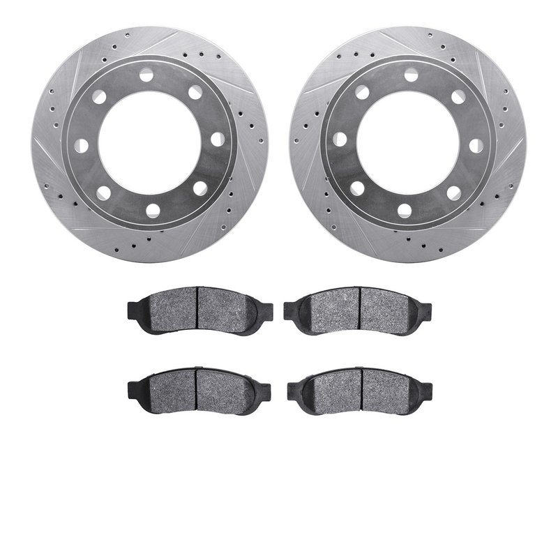 Dynamite Friction 7502-99582 Disc Brake Kit - Rear