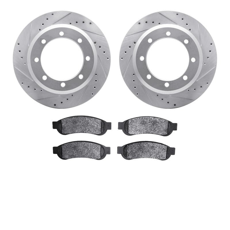 Dynamite Friction 7502-99592 Disc Brake Kit - Rear