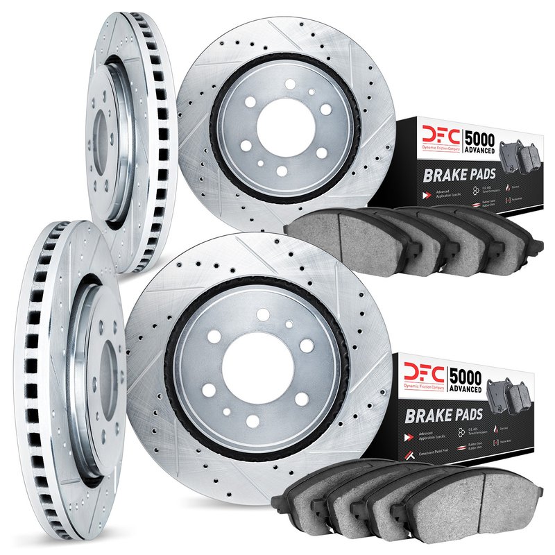 Dynamite Friction 7504-37007 Disc Brake Kit - Front and Rear