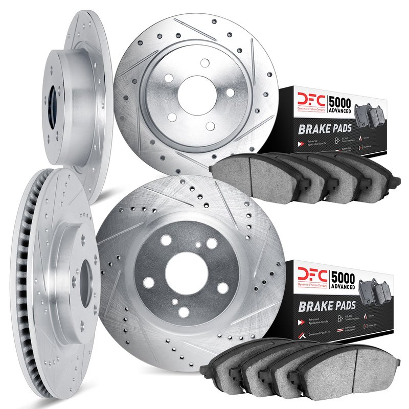 Dynamite Friction 7504-45041 Disc Brake Kit - Front and Rear
