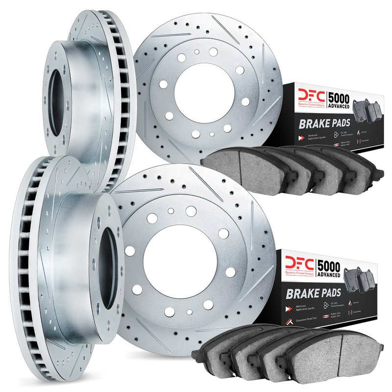 Dynamite Friction 7504-48014 Disc Brake Kit - Front and Rear