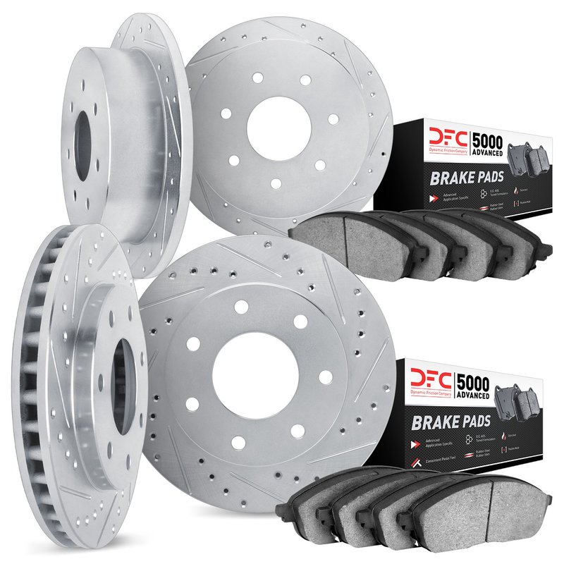 Dynamite Friction 7504-54324 Disc Brake Kit - Front and Rear