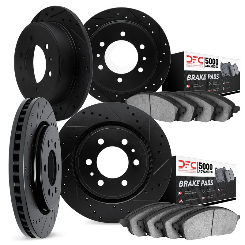 Dynamite Friction 7504-67111 Disc Brake Kit - Front and Rear