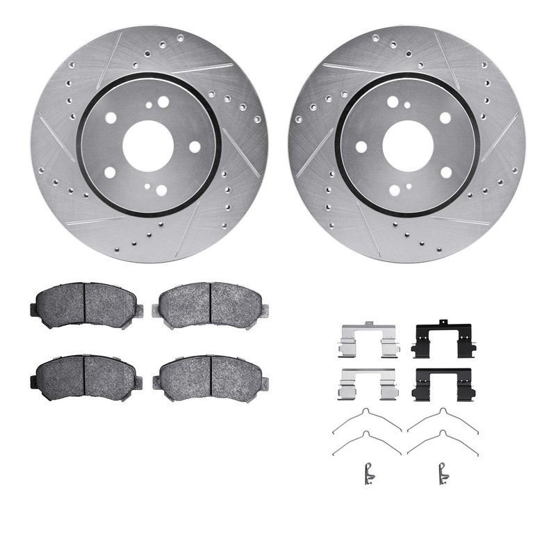 Dynamite Friction 7512-01007 Disc Brake Kit - Front