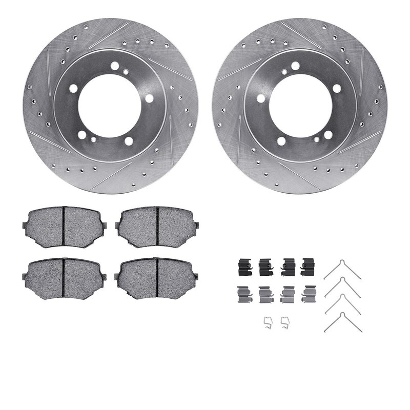 Dynamite Friction 7512-01009 Disc Brake Kit - Front