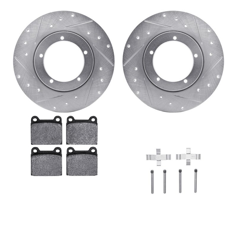 Dynamite Friction 7512-02001 Disc Brake Kit - Front