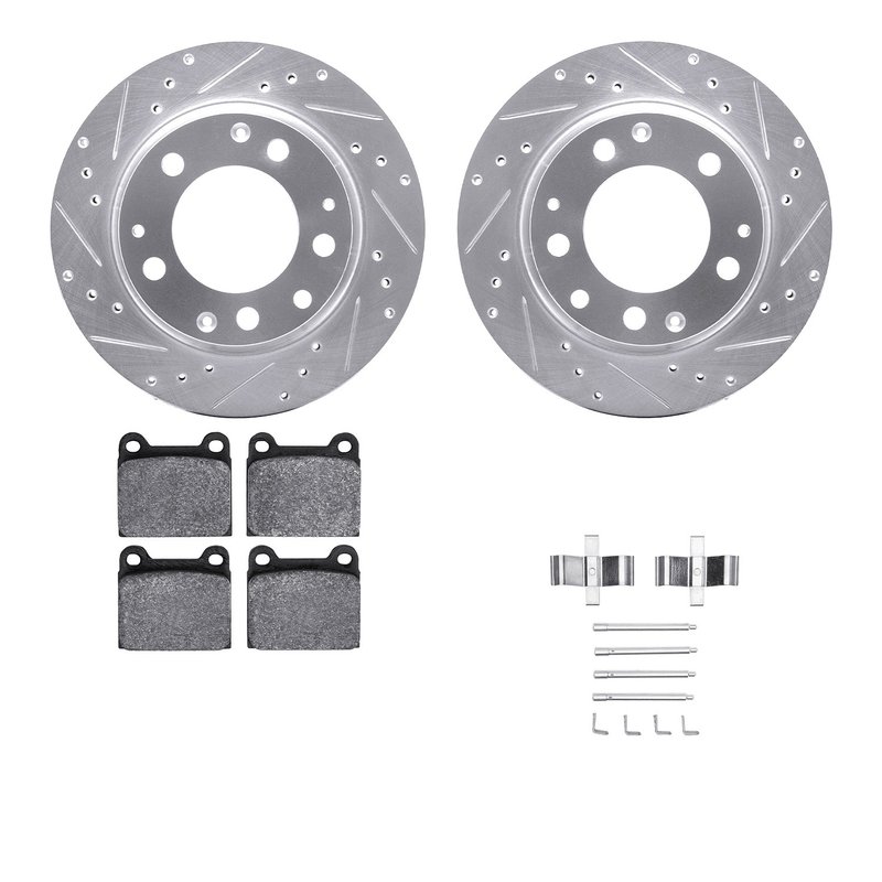 Dynamite Friction 7512-02005 Disc Brake Kit - Rear