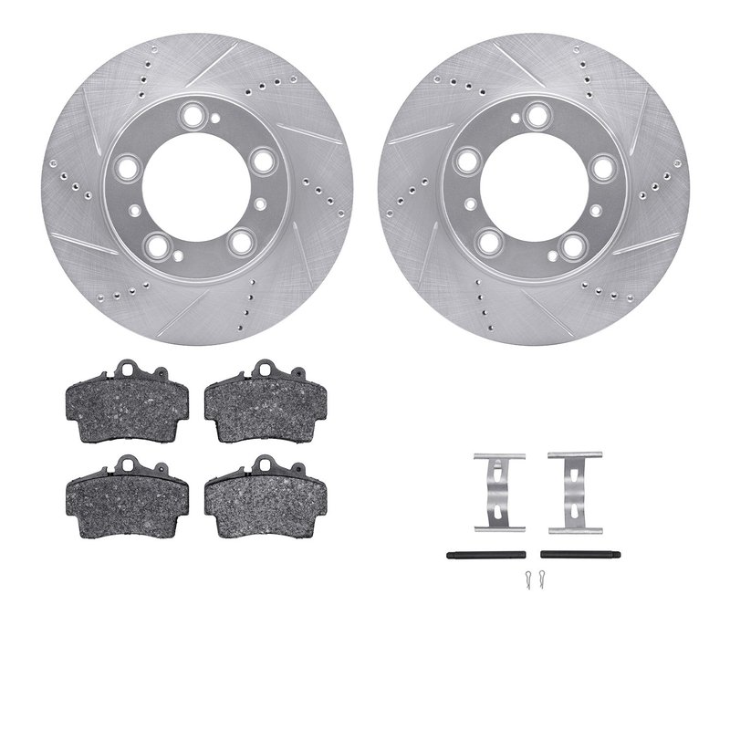Dynamite Friction 7512-02007 Disc Brake Kit - Front