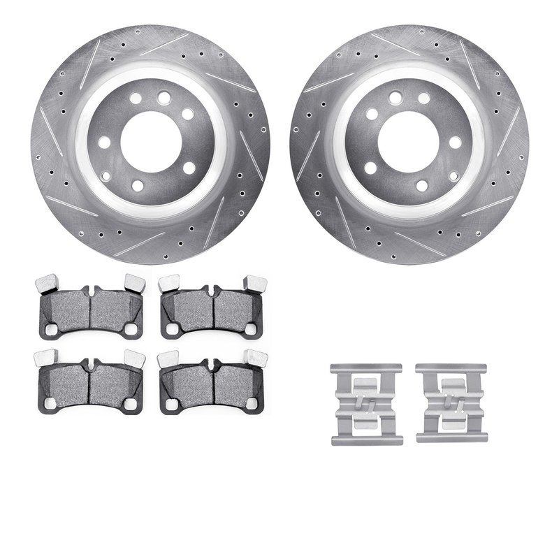 Dynamite Friction 7512-02016 Disc Brake Kit - Rear
