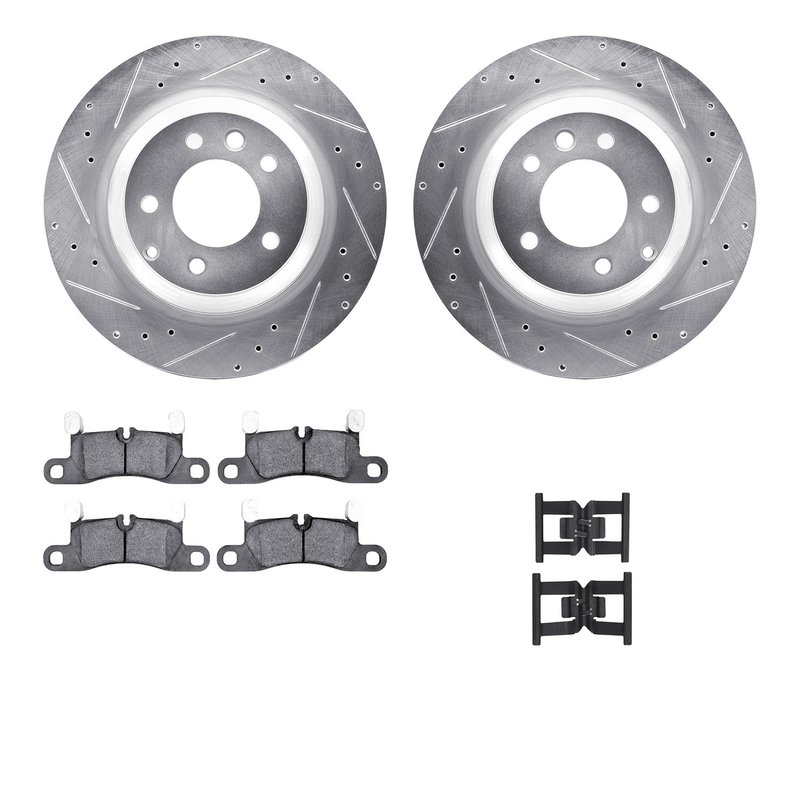 Dynamite Friction 7512-02139 Disc Brake Kit - Rear