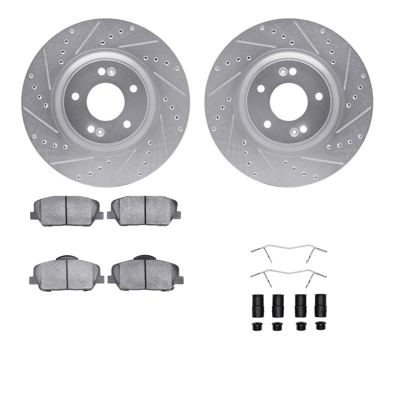 Dynamite Friction 7512-03004 Disc Brake Kit - Front