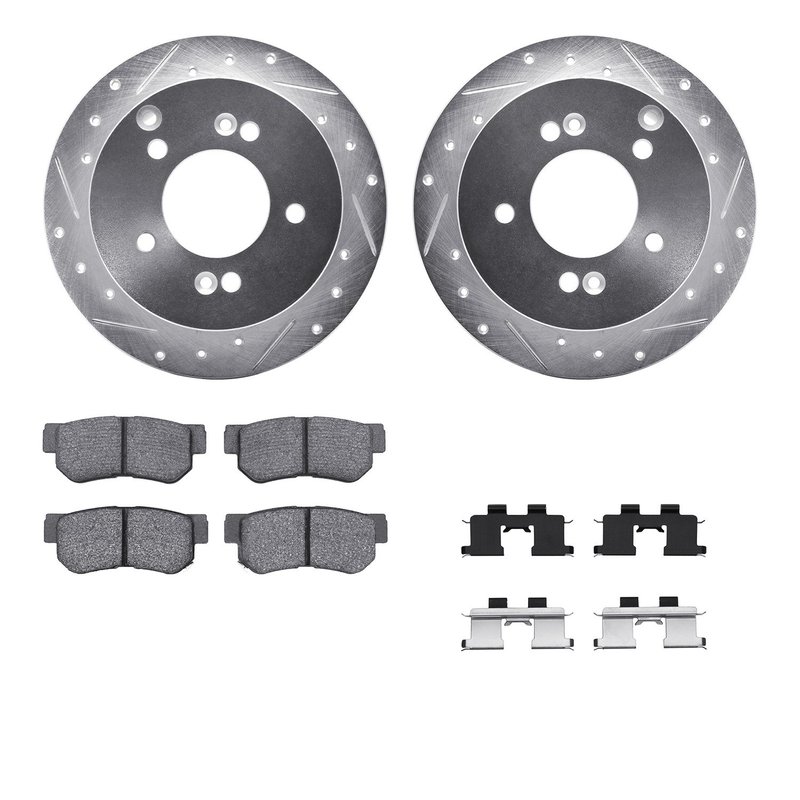 Dynamite Friction 7512-03017 Disc Brake Kit - Rear