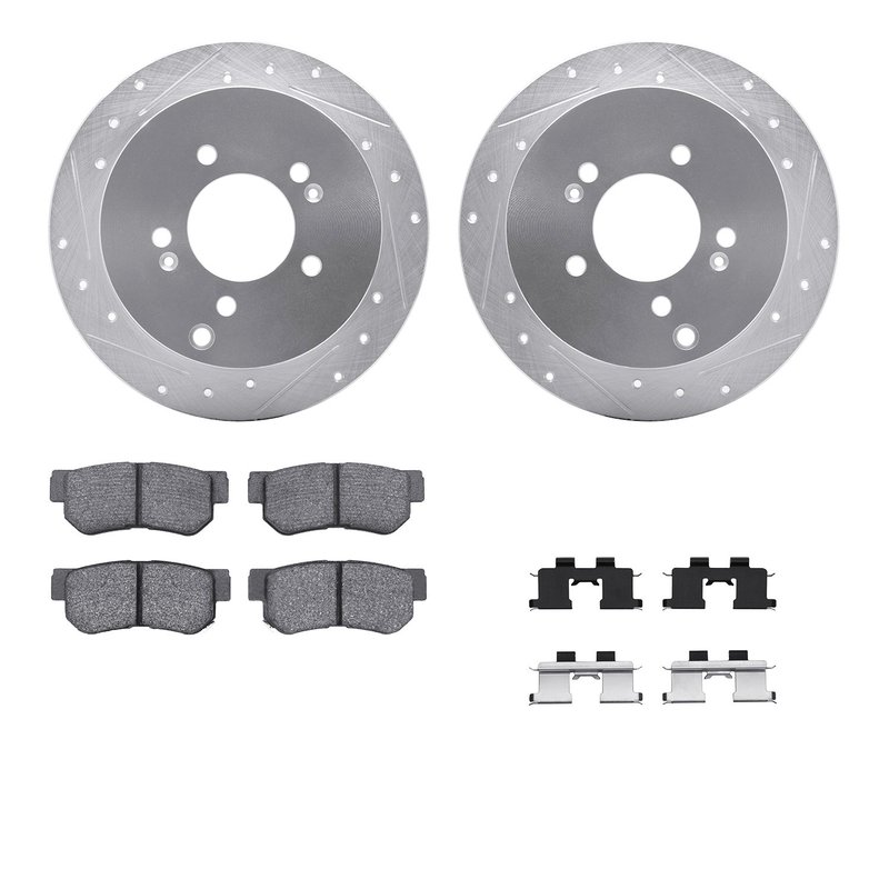 Dynamite Friction 7512-03021 Disc Brake Kit - Rear