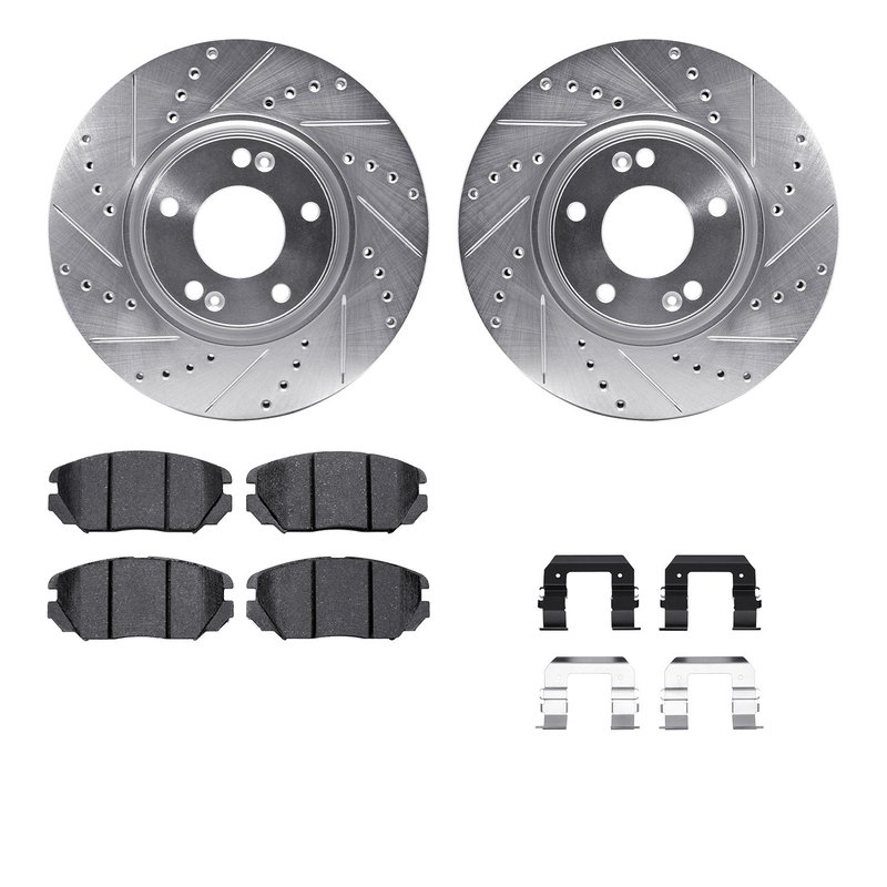 Dynamite Friction 7512-03031 Disc Brake Kit - Front