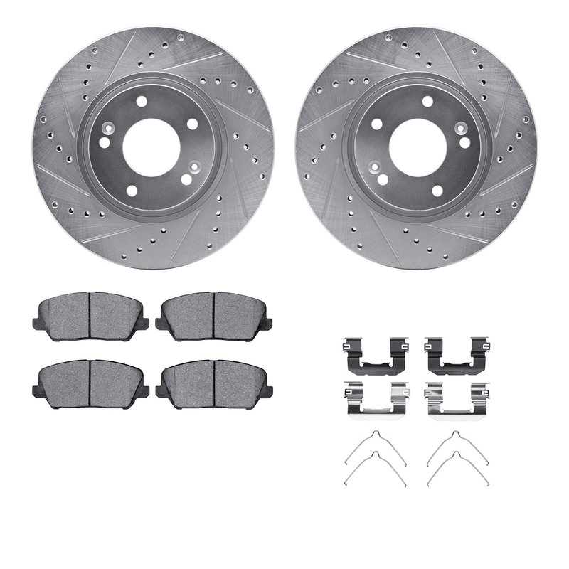 Dynamite Friction 7512-03040 Disc Brake Kit - Front