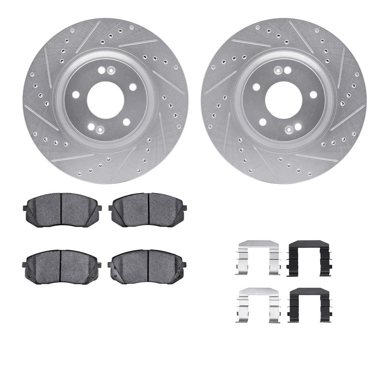 Dynamite Friction 7512-03044 Disc Brake Kit - Front